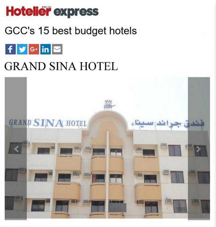 Grand Sina Hotel Дубай Экстерьер фото